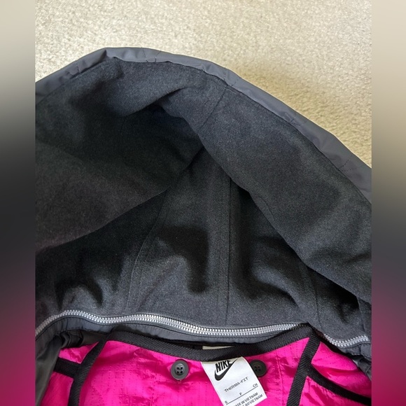 Nike Therma-Fit Life 3-in-1 Parka Jacket Water Repel Grey Mens Small OVERSIZED - Picture 9 of 14